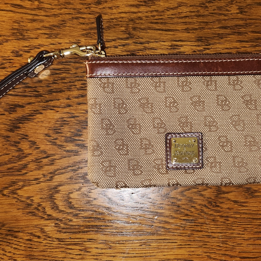 Dooney & Bourke Small Brown Wristlet